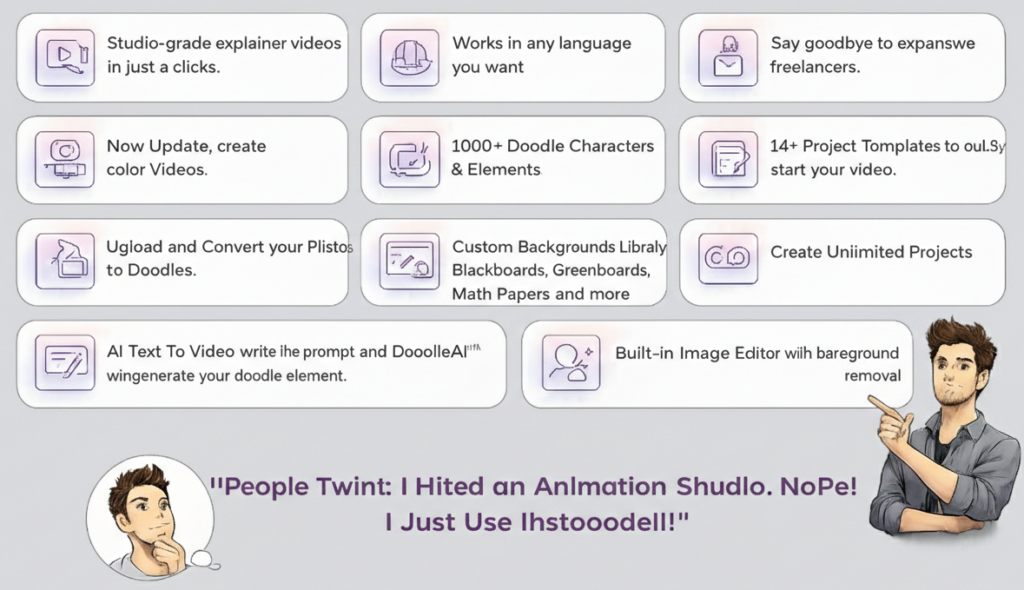 Whiteboard animation example created with InstaDoodle